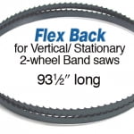 Olson Saw HEFB Band 3-TPI Hook Saw Blade, 1/2 by .025 by
