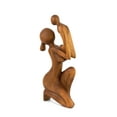 thumbnail image 5 of Wooden Handmade Abstract Mother and Child Sculpture Handcrafted Gift Art Decorative Home Decor Figurine Accent Decoration Artwork Hand Carved Mother and Baby Statue, 5 of 8