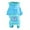Light Blue, variant on Dog Raincoat Hooded - Waterproof Dog Rain Jacket, Dog Rain Coat with Leash Hole And Pocket for Small Medium Dogs