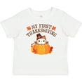 thumbnail image 3 of Inktastic My 1st Thanksgiving Cute Owl in Pumpkin Boys or Girls Baby T-Shirt, 3 of 5