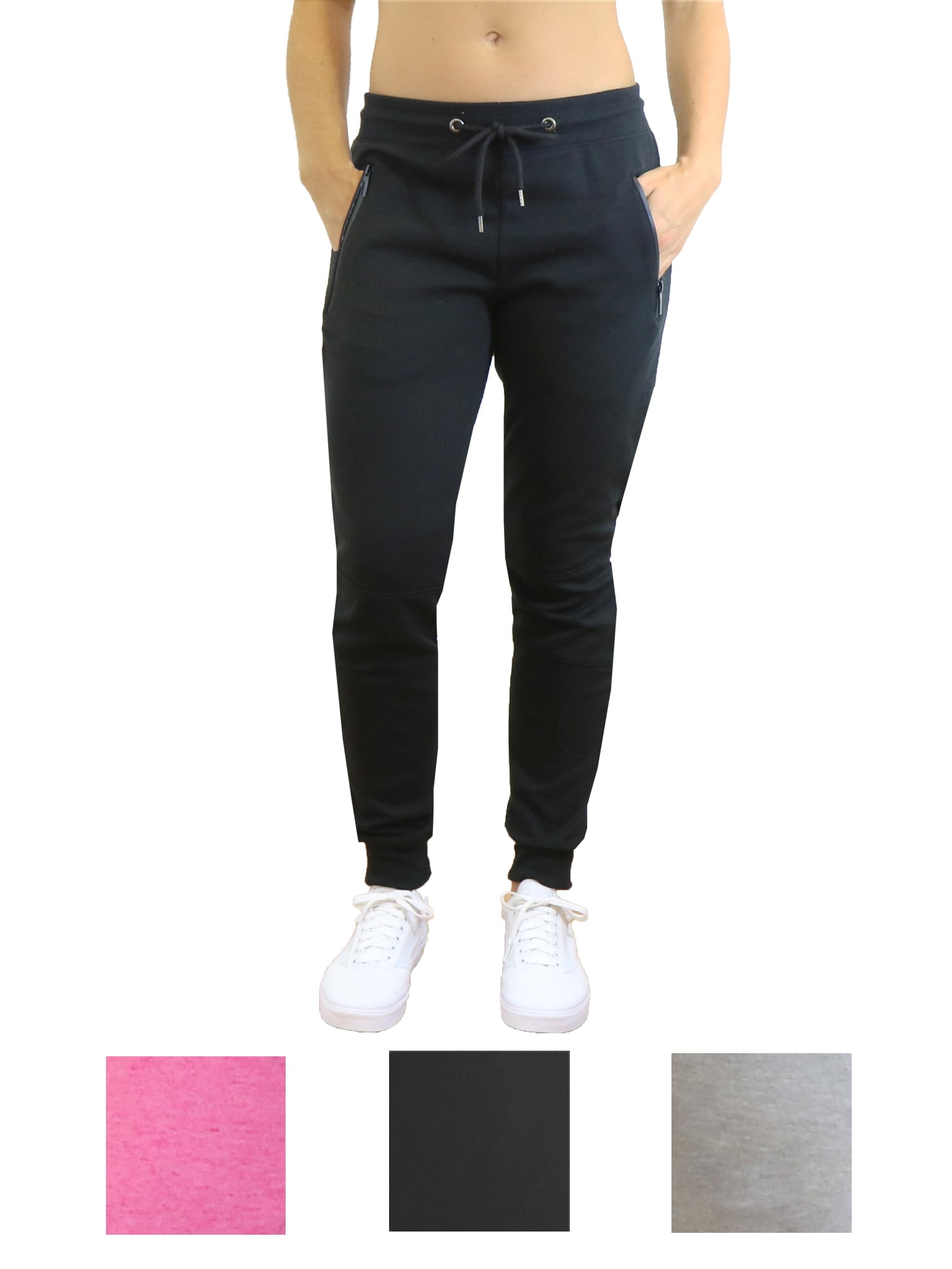 joggers with zipper pockets
