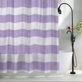 thumbnail image 2 of Shower Curtains for Bathroom-36"x72",Farm Vintage Stripes Waterproof Bath Curtain Grommet Shower Curtain Set with Hooks, 2 of 9