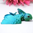 thumbnail image 3 of 3D Printed parrot,Flexible Joint Animal lacertid Figurines,Realistic Eyes, Home Office Decor,Fidget Toy for Adults Teens Boy Festival Gifts, 3 of 9