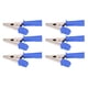 thumbnail image 4 of 10PCS Abrazaderas de prueba Pinzas de cocodrilo aisladas de latón con enchufe de 4 mm Apertura de 10 mm 20 A J.60046 Azul, 4 of 9
