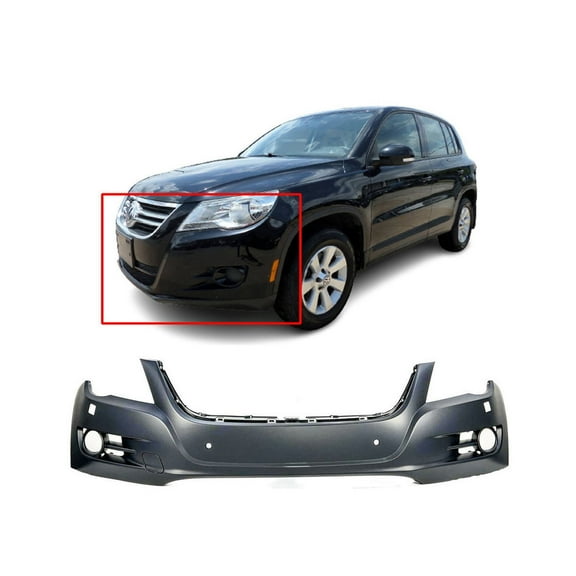 DCP Front Bumper Cover For 2009-2011 Volkswagen Tiguan Primed VW1000224