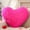Rose Pink, variant on Heart Pillow, Dusty Pink Heart Pillows, Love Pillow Gifts, 14X17 Inch Large Heart Shaped Pillows, Faux Rabbit Fur Coquette Room Decor Throw Pillows, Living, Bedroom, Indoor Outdoor