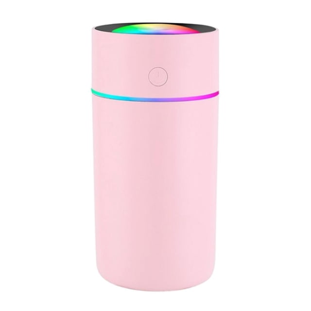 Humidificador difr , difres de de aceites esenciales carga USB, purificador de Refresca de aire para vehículoutomóvil Rosado Colco humidificador de coche
