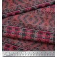 thumbnail image 2 of Soimoi Rayon Fabric Check & Damask Ethnic Print Sewing Fabric Yard 42 Inch Wide, 2 of 3