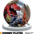 thumbnail image 4 of Dinotrux Pirates Plates Party Supplies Birthday Dinnerware Decorations Tableware Disposable 16pcs, 4 of 4