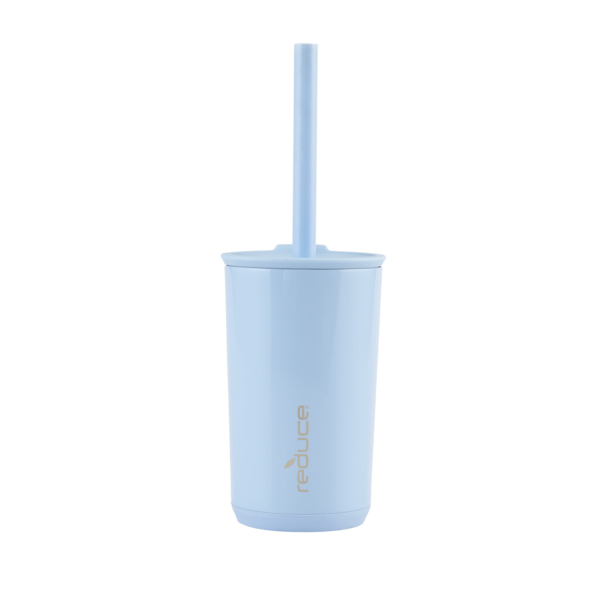 Reduce 20oz Aspen Vacuum Insulated Stainless Steel Glass Tumbler with Lid  and Straw Glacier