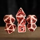 thumbnail image 4 of Dados Poliédricos Zulema de 7 Piezas D8 D10 D12 D20 Color Retro Rojo, 4 of 8