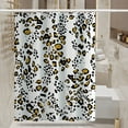 thumbnail image 3 of Shower Curtains Polyester Fabric Waterproof Liners Weighted Hem Machine Washable 59" x 79" Bathroom Bathtub Decor Curtain, 3 of 7