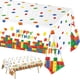 thumbnail image 1 of MGEZCOO - Paquete de 3 manteles de mariposas desechables de plástico para mesa, decoración de cumpleaños para niñas y niños, 108 x 54 pulgadas, 1 of 7