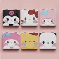 thumbnail image 2 of Sanrio Hello Kitty-Espejo de doble cara Kawaii, bonito Kuromi My Melody, dibujos animados, portátil, plegable, para estudiantes, maquillaje, regalos para niñas, 2 of 4