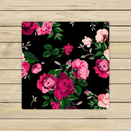- GCKG Red Rose Flower Pink Floral Beach Towel Shower Towel Wrap For Home and Travel Use Size 13x13 inches