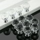 thumbnail image 3 of 1pc Diamond Manden Crystal Glass Ball Knob 30mm Clear Blanco Blanco Muebles Negro Partes Hardware Cocina Cajón Tornillos Tornillos, 3 of 6