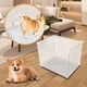 thumbnail image 1 of Baño para perros, baño de entrenamiento para cachorros, con paredes altas, extraíble, ligero, para cachorros y perros pequeños, baño para perros de in Transparente, 1 of 8