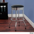 thumbnail image 3 of Trademark Global Retro Ribbed Swivel Bar Stool, 3 of 5
