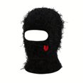 thumbnail image 2 of Distressed Solid Color Balaclava Mask Windproof, Breathable, Comfortable for Casual Style, Motorcycle, Skiing, and More For Wome, 2 of 4