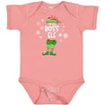 thumbnail image 3 of Inktastic Funny Christmas I'm the Boss Elf with Shoes and Hat Boys or Girls Baby Bodysuit, 3 of 5