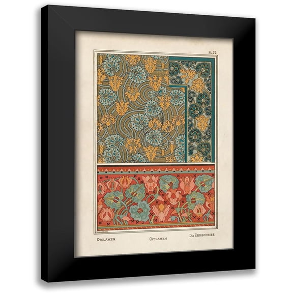 Vision Studio 11x14 Black Modern Framed Museum Art Print Titled - Nouveau Decorative I