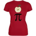 thumbnail image 1 of Halloween Math Pi Costume Apple Day Juniors Soft T Shirt, 1 of 1