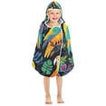 thumbnail image 6 of Birds Parrots Leaves Flowers Kid Bath Towels Bath Beach Towel Super Soft and Absorbent for Kid Girl Boy Babie Toddler Infant, 6 of 6