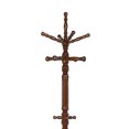 thumbnail image 2 of Benjara 19.5" Contemporary Wood Old Style Coat Rack with Spining Top in Brown, 2 of 2
