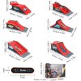 thumbnail image 5 of JFBUJC Fingerboard Sets Finger Skateboards Skate Park Ramp Parts Deck Sport Game For Kids, 5 of 5