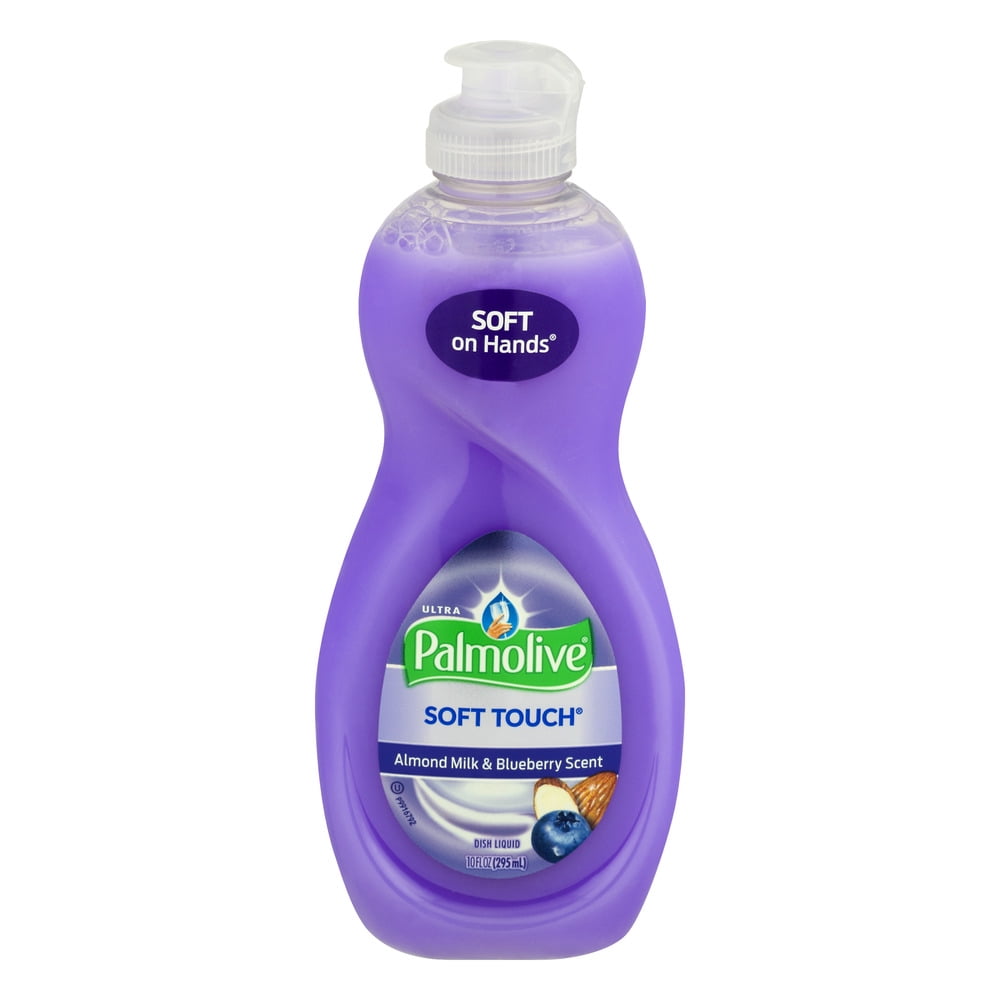 Palmolive Ultra Soft Touch Dish Soap, Almond Milk and Blueberry, 10 fl