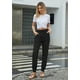 thumbnail image 3 of Pantalones casuales de tela de lino y algodón para mujer, pantalones de ocio, pantalones de lino, 3 of 7