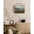 thumbnail image 4 of Drsoum Vintage Seascape Wall Art Classic Retro Poppies by an Island Landscape Wall Prints Farmhouse Kitchen Bathroom Office Decor - 8x10in Nature Framed, 4 of 6