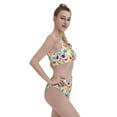 thumbnail image 6 of High Waisted Bikini Sets For Women, Colorful Dinosaurs A Swimsuits Tummy Control, Two Pieces Bathing Suit, 6 of 8