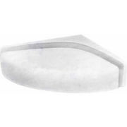 Swan CS-1616-010 Composite Wall Mounted Shower Seat, Available in Various Colors