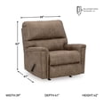thumbnail image 3 of Ashley Furniture Navi Fossil Recliner, 3 of 12