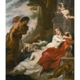 thumbnail image 2 of Theodoor van Thulden 12x14 Gold Ornate Wood Frame and Double Matted Museum Art Print Titled - Venus and Adonis (1666), 2 of 4
