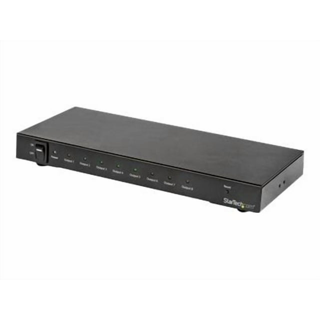 StarTech.com 4K 60hz HDMI Splitter - 8 Port - HDR Support - 7.1 Surround Sound Audio - HDMI Distribution Amplifier - HDMI 2.0 Splitter (ST128HD20)