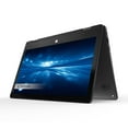 thumbnail image 3 of Gateway 11.6" 2-in-1 Convertible Notebook, HD, Intel® Celeron®, Dual Core, 4GB Memory 64GB Storage, Mini HDMI, Cortana, 1.0MP Webcam, Windows 10 S, Microsoft 365 Personal 1-Year Included, Black, 3 of 7