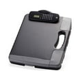 thumbnail image 5 of OIC Calculator Storage Portable Clipboard Low-profile - Heavy Duty - Plastic - Charcoal Black - 1 Each, 5 of 7