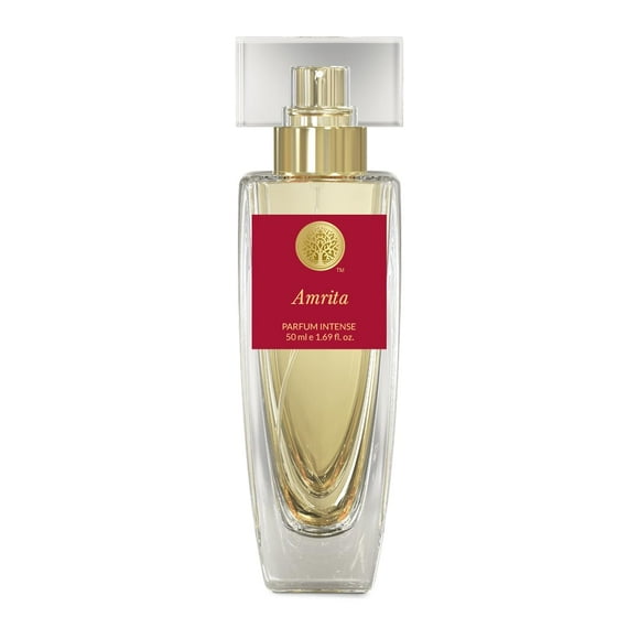 Forest Essentials Amrita Parfum Intense For Women 50ml, 1.6 Fl.oz. | Long Lasting Luxury Perfume For Girls - Travel Friendly - With Sweet & Floral Notes