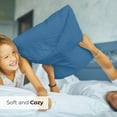 thumbnail image 7 of CGK Linens Ultra Soft & Comfy Pillowcases Set of 2 - Queen / Standard Size Hotel Quality Breathable 2-Piece Pillow Covers, Denim Blue, 7 of 7