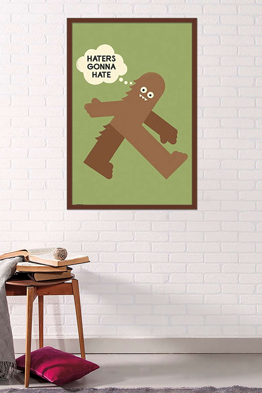 DaVid Olenick - Bigfoot Wall Poster, 22.375" x 34", Framed