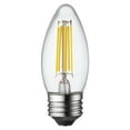 thumbnail image 2 of Great Value LED Light Bulb, 5.5 Watts (60w Equivalent) Deco lamp E26 Medium Base, Dimmable, Daylight, 12-Pack, 2 of 8