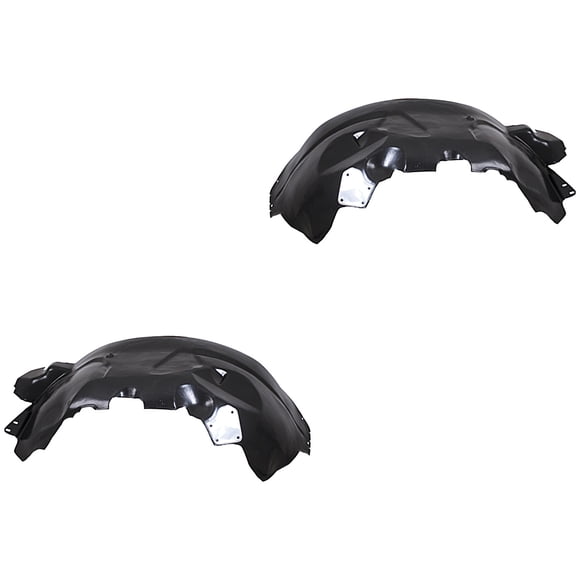 Par de Tolvas/Loderas Salpicaderas F-250 2004 A 2006 Ford Del