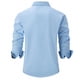 thumbnail image 3 of Blusa y camisa de manga larga con cuello vuelto para hombre, blusa informal de moda con cuello vuelto, camisa transpirable de manga larga, blusa para hombre, 3 of 8