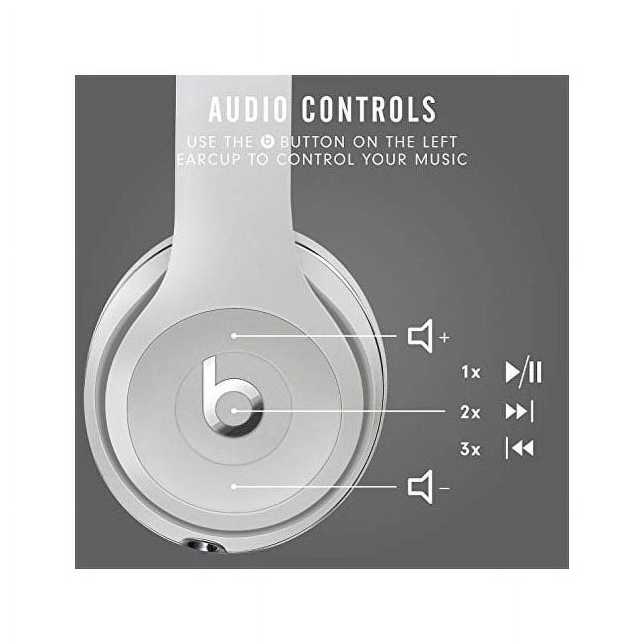 Restored Beats Solo3 Wireless On Ear Headphones Satin Silver Walmart