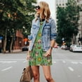 thumbnail image 4 of Vsdgher Robe d'Été Vintage à Imprimé Crâne de Sucre pour Femmes, Robe de Plage Décontractée Sans Manches avec Poche, 4 of 7