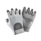 thumbnail image 3 of Guantes deportivos de medio dedo Guantes de bicicleta de carretera Mitones sin dedos Guantes de entrenamiento para Gris, 3 of 9