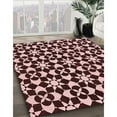 thumbnail image 3 of Ahgly Company Machine Washable Indoor Rectangle Transitional Pastel Pink Area Rugs, 5' x 7', 3 of 7