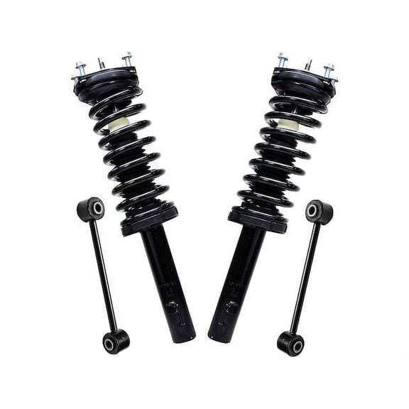 Front Strut Assembly and Sway Bar Link Kit - Compatible with 2006 - 2010 Jeep Commander 2007 2008 2009